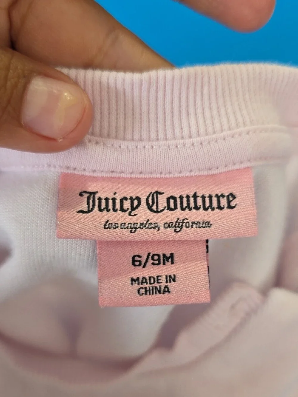 Juicy Couture Pale Pink Plush 2-Piece  Set